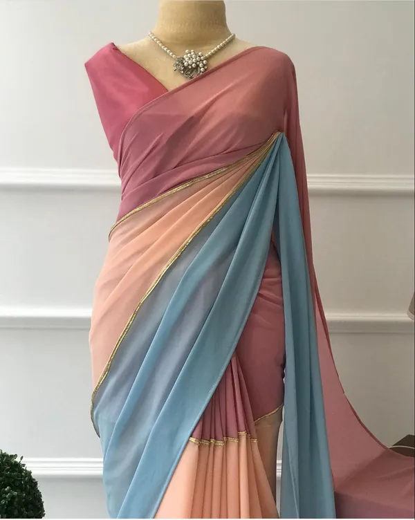 MULTICOLOR_SOFT_SMOOTH_GEORGETTE_SAREE