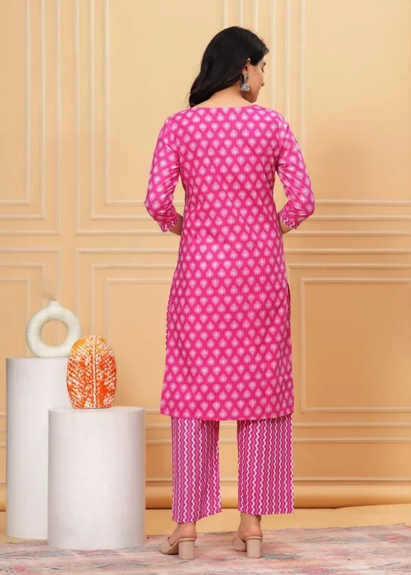 Pink_Cotton_Kurta_Pant_And_Dupatta_Set_For_Women