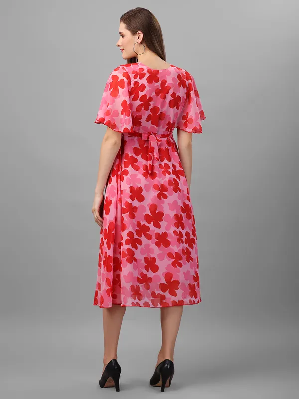 Pink_&_Red_Floral_Georgette_Maxi_Dress