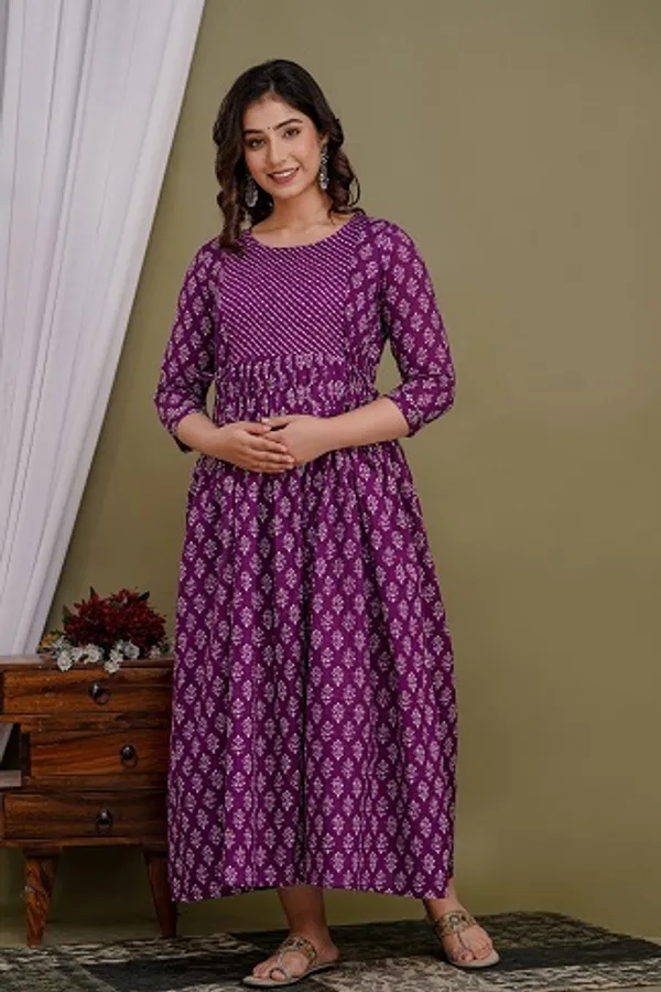 Pink_Malody___Cotton_Printed_Maternity_And_Feeding_Kurti_Combo_Of_2