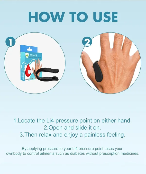 Buy_1_Get_1_Sugar_Control_Li4_Acupressure_Point_Clip,_Sugar_Control_Acupressure_Clip_Hand_Acupressure_Clip,_Natural_Headache_Clip_Wearable_Supporting_Acupressure_Relaxation_Acupressure_Tools_Wearable_(Black)_-_PACK_OF_2