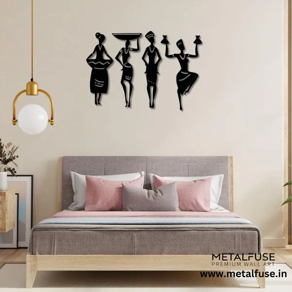 Black_African_Woman_Working_&_Dancing_Pose_Wood_Wall_Art