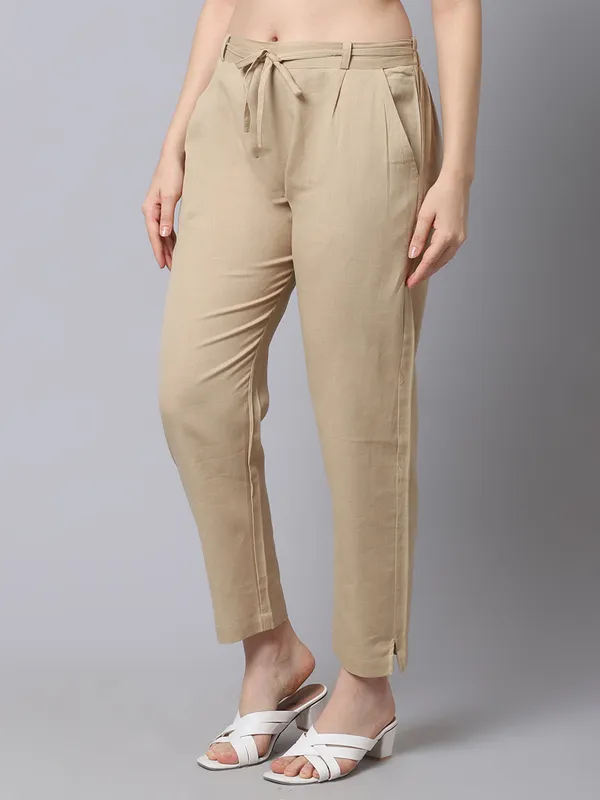 Light_Brown_Pleat-front_Cigrette_Pants