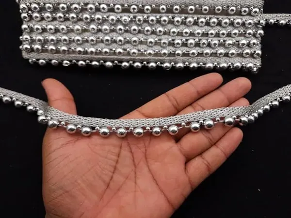 Silver_Beads_Premium_Lace_For_Women