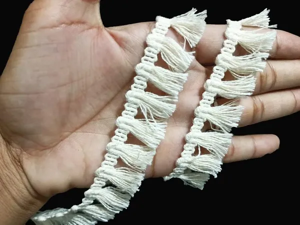 White_Cotton_Premium_Fringe_For_Women