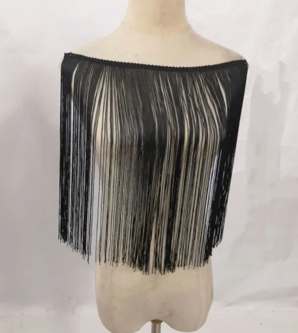 Black_Polyster_Premium_Lace_For_Women