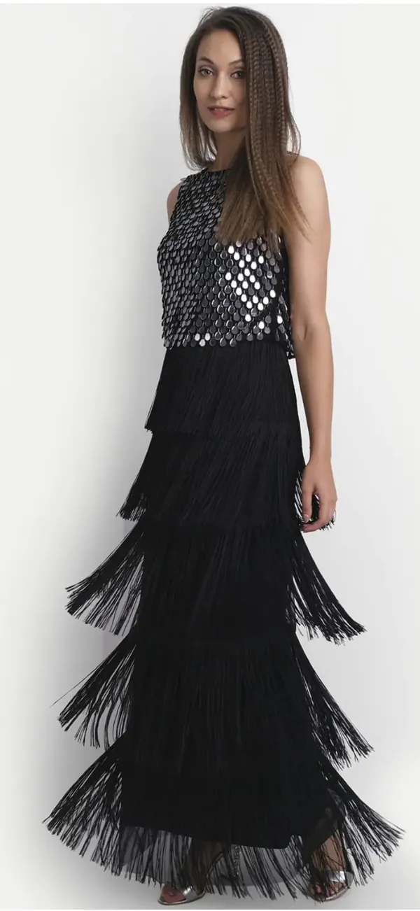 Black_Polyster_Premium_Lace_For_Women