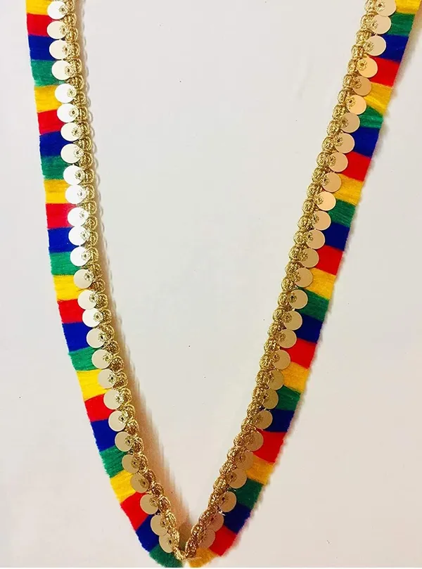 Multicolour_Poliyester_Thread_Premium_Border_For_Women