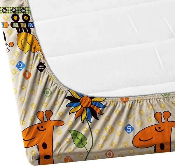 GIRAAFFE_Premium_Fitted_Bedsheet_with_2_Pillow_Covers_(72X78X_Upto_10_Inches)_&_360_Degree_Elasticated