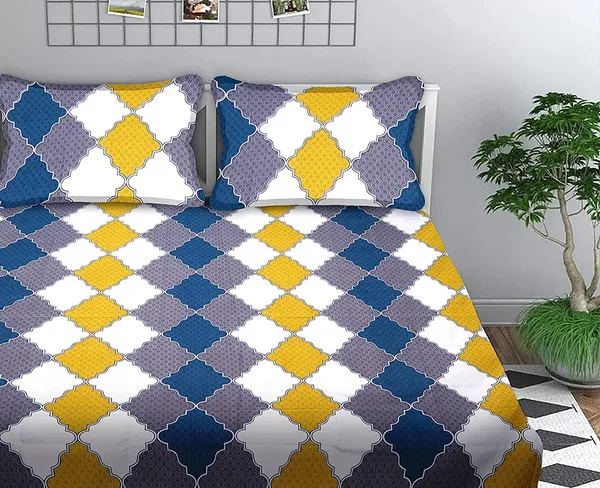 WHITE_CARPET_Premium_King_Size_Fitted_Elastic_Bedsheet_with_Two_Pillow_Covers_(72X78X_Up_to_10_Inches)_&_360_Degree_Elasticated