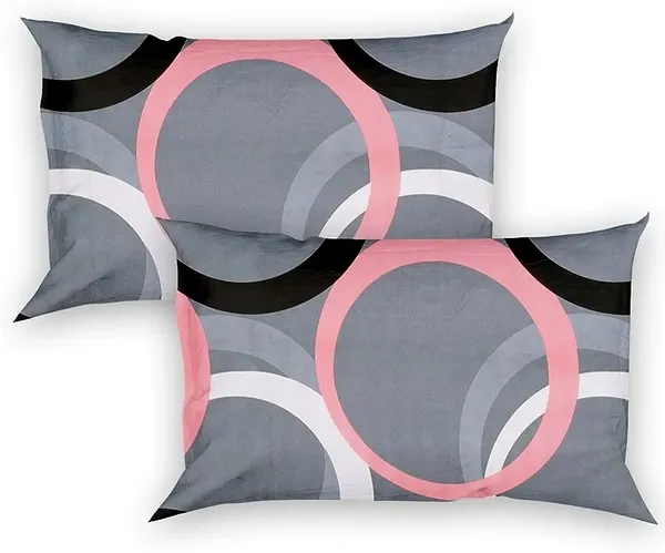 ELEGANT_220_TC_Fitted_Bedsheet_GREY_with_2_Pillow_Covers_(72X78X_Upto_10_Inches)_&_360_Degree_Elasticated
