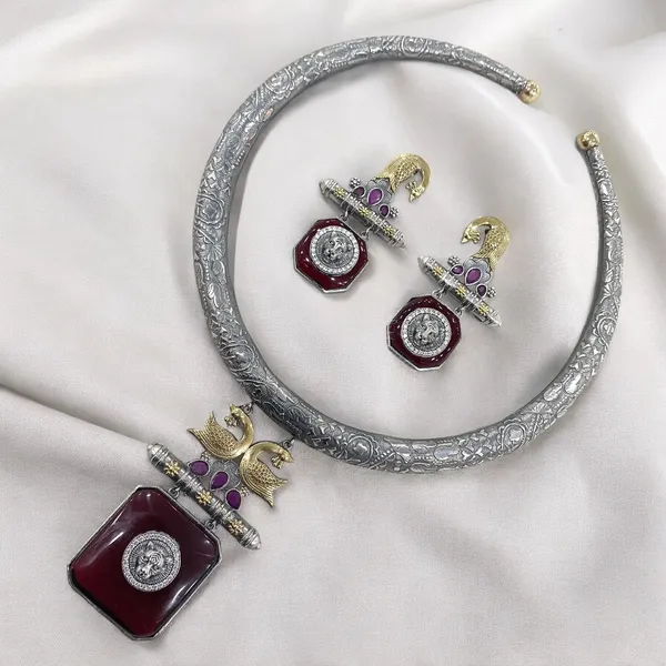 Premium_Quality_Hasli_Necklace_set_with_Earrings