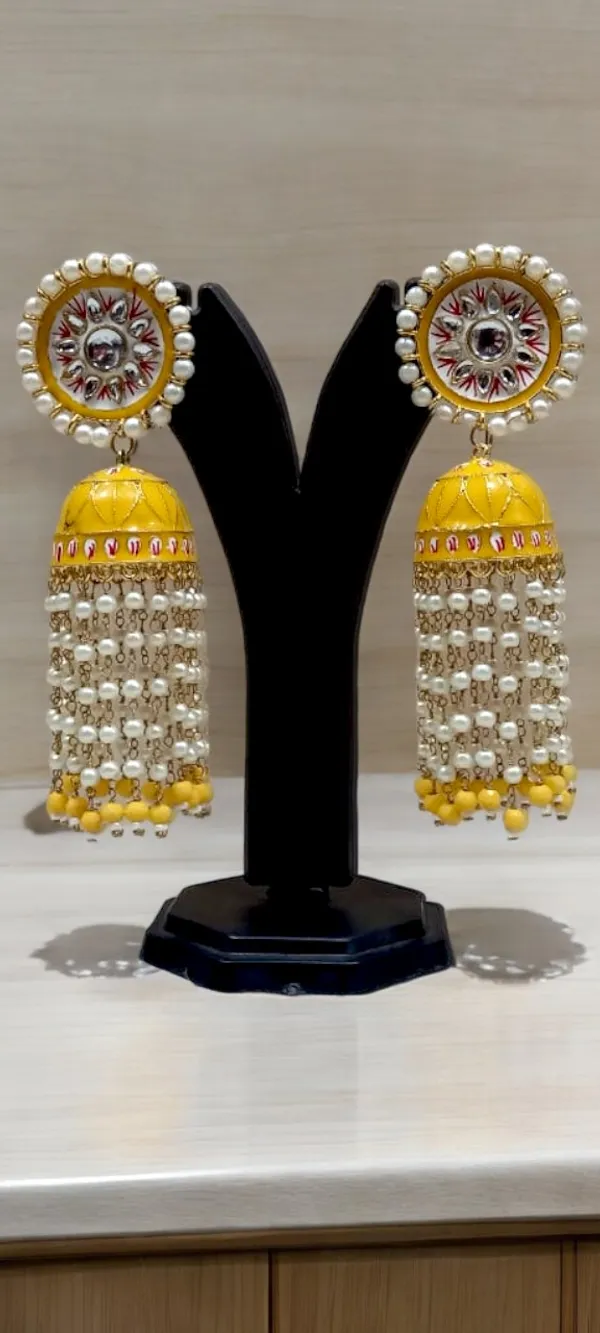 Premium_Yellow_Long_Jhumki