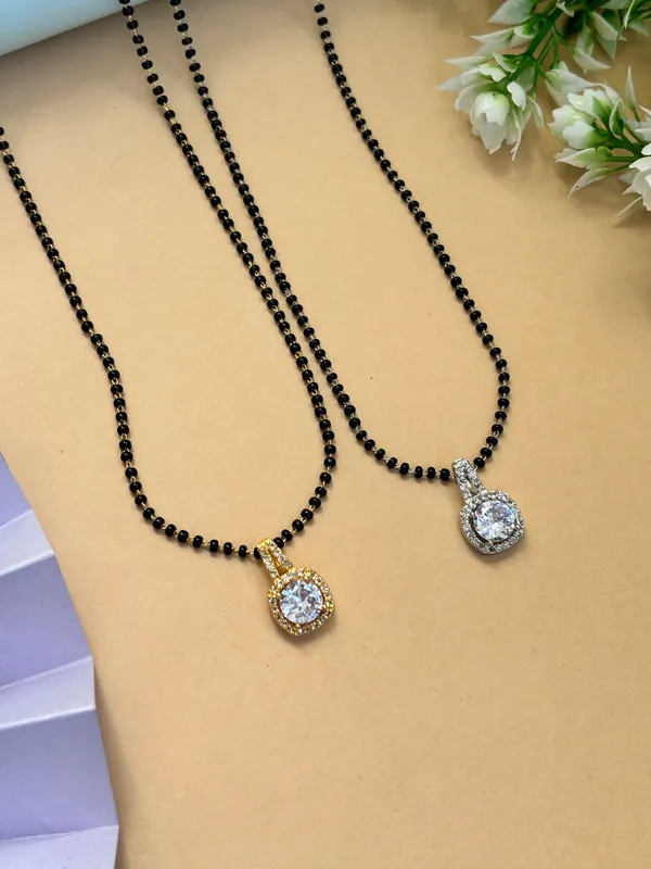 Pria_silver_solitaire_elegant_mangalsutra