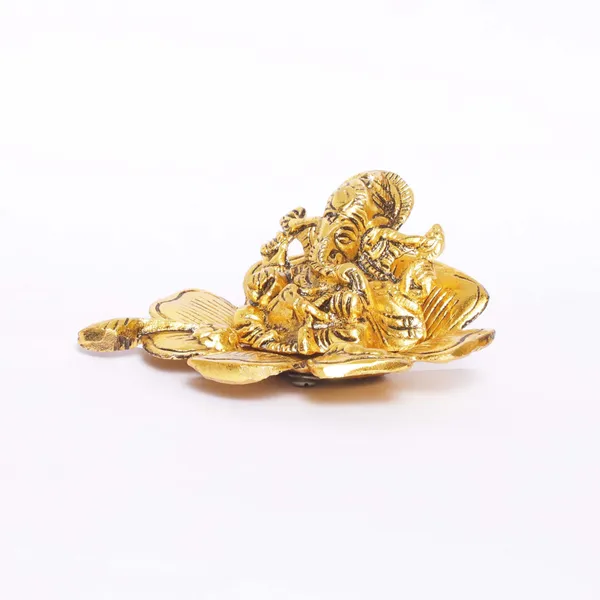 Gifts_Metal_Ganesh_Gold_Polish_Leaf