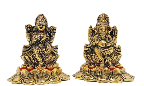 Laxmi_Ganesha_God_Idols_Gold_Oxidized_Finish_For_Home_Decor_Exclusive_Gift_For_Diwali