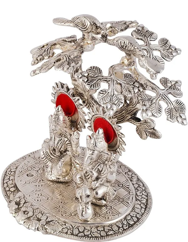 Laxmi_Ganesha_God_Idols_Silver_Oxidized_Finish_For_Home_Decor_Exclusive_Gift_For_Diwali