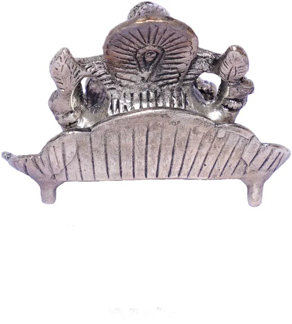 Ganesha_With_Diya_Metal_Statue