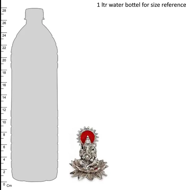 White_Metal_Laxmi_Ganesh_Statue_On_Lotus_Flower_Silver_Plated_For_Home_Decor_Exclusive_Gifts_Of_Corporate_Gift