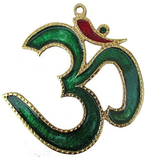 Gifts_Meena_Om_Shaped_Aluminium_Metal_Wall_Hanging_And_Door_Hanging_Decorative_Showpiece_-_17_Cm_(Aluminium)
