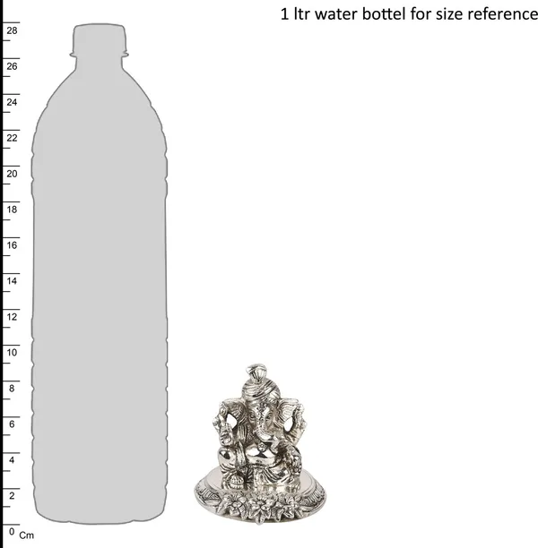 Gifts_White_Metal_Pagdi_Ganesh_Silver_Plated_For_Home_Decor_Exclusive_Gifts_Of_Corporate_Gift