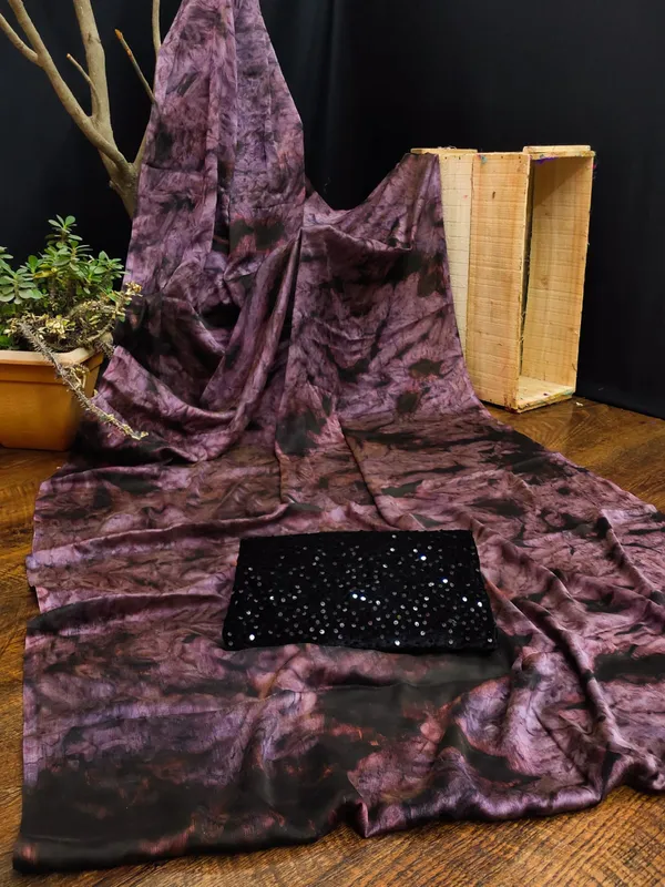 Printed_Purple_Summer_Chiffon_Prizam_Saree