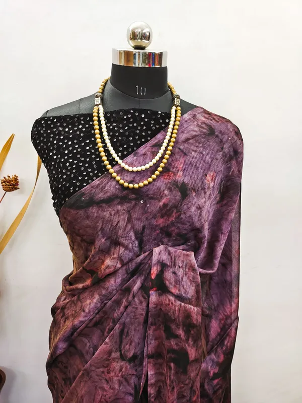 Printed_Purple_Summer_Chiffon_Prizam_Saree