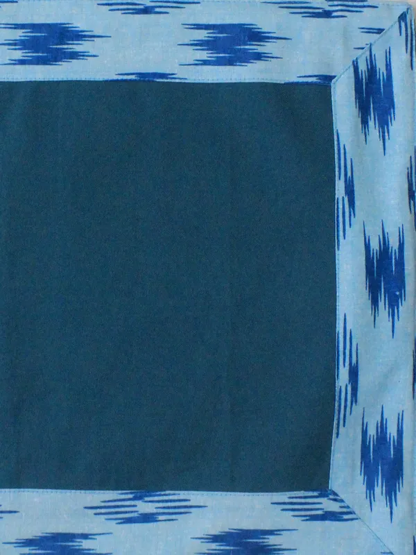 Pack_of_6_Piece_Cotton_Blue_Pochampaaly_Weave_Ikat_Printed_Collection_Place_Mat_For_Dining_Room_and_Living_Room
