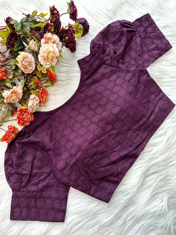 Purple_Pure_Cotton_Hakoba_Blouse