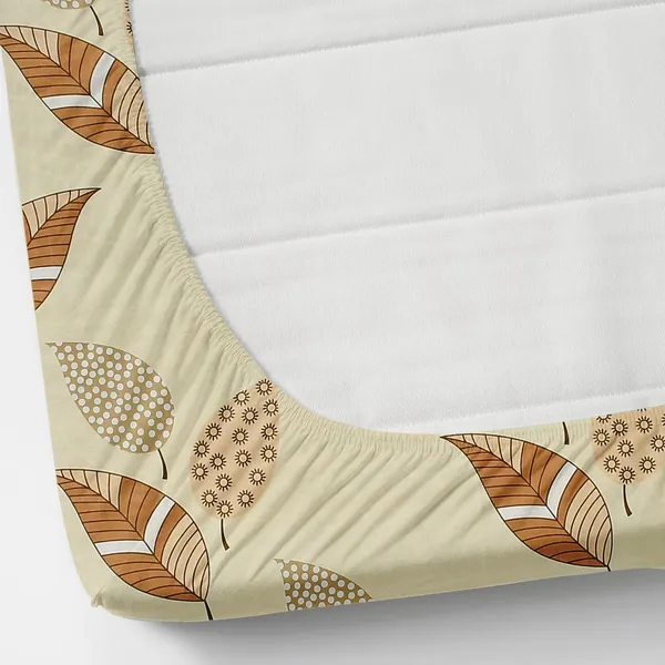 Pure_Glace_Cotton_Queen_Size_Elastic_Fitted_Bed_Sheet_With_2_Pillow_Cover