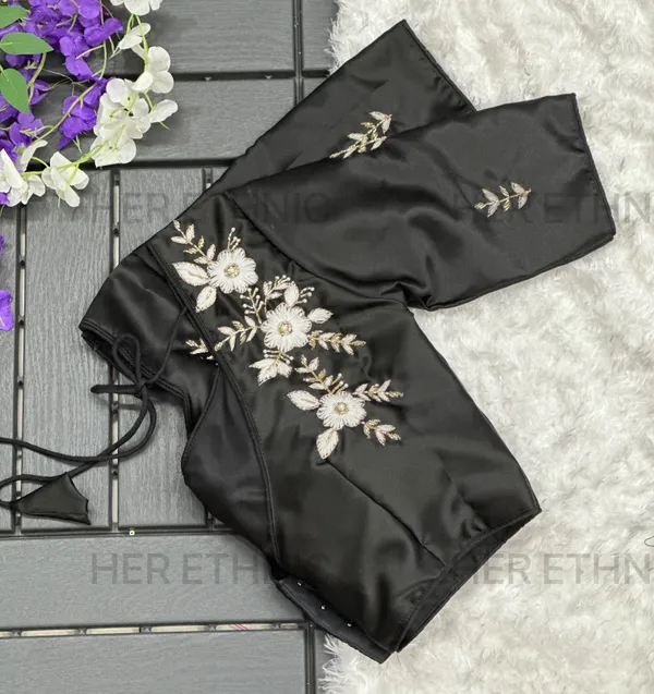 Grey_Pure_Silk_With_Heavy_Pure_Hand_Work_Blouse