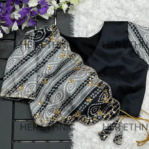 Grey_And_Black_And_Black_Pure_Silk_Handmade_Work_Cut_Work_Style