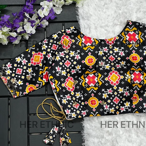 Black_Handmade_Work_Boutique_Style_Blouse