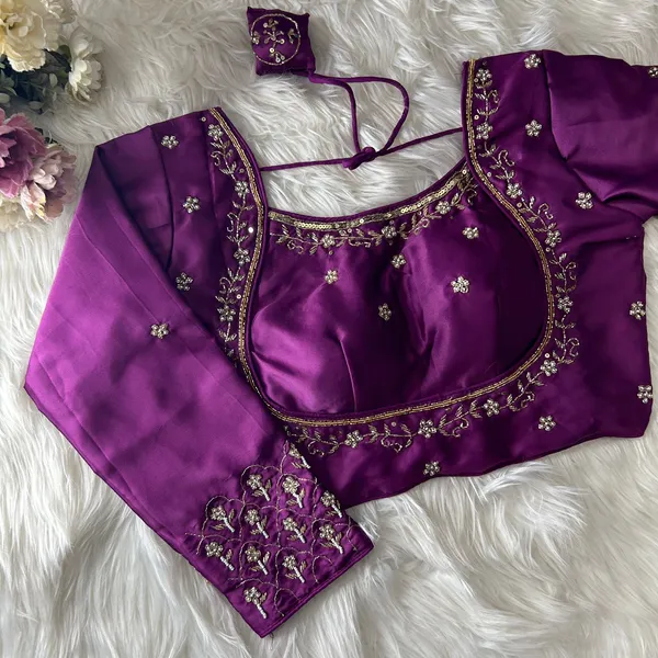 Purely_Silk_Handmade_Work_Blouse