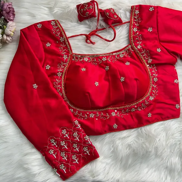 Purely_Silk_Handmade_Work_Blouse