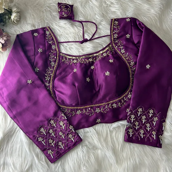 Purely_Silk_Handmade_Work_Blouse