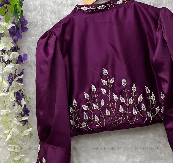 Purple_Purple_Pure_Silk_Handmade_Work_Collar_Style_Blouse