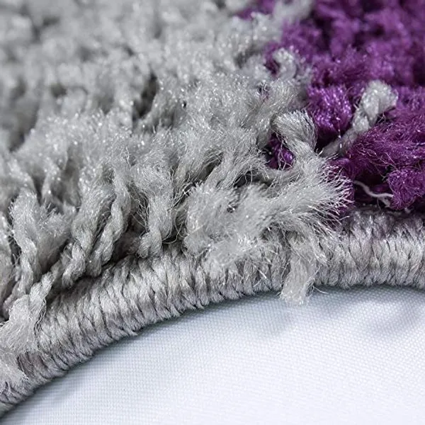 4_x_6_Feet_Purple_Chess_Box_Design_Non_Shedding_Shaggy_Carpets