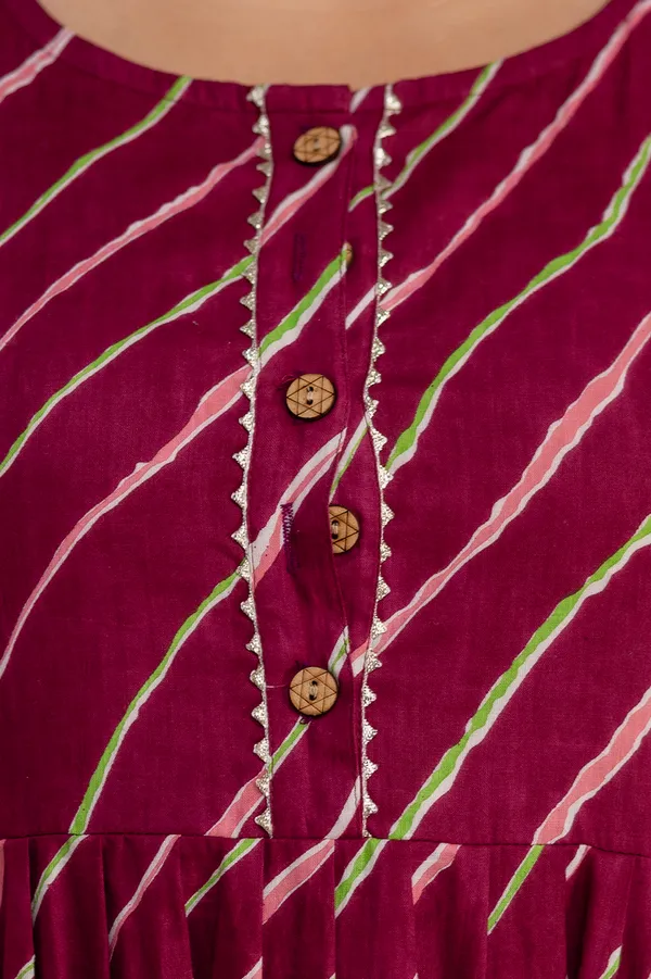 Purple__Lahriya_Maternity_And_Feeding_Kurti