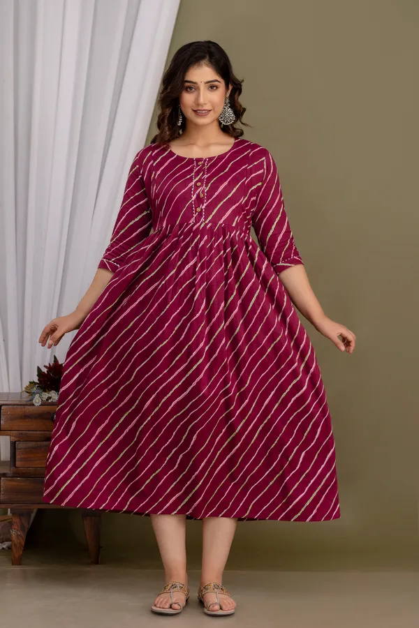 Purple__Lahriya_Maternity_And_Feeding_Kurti