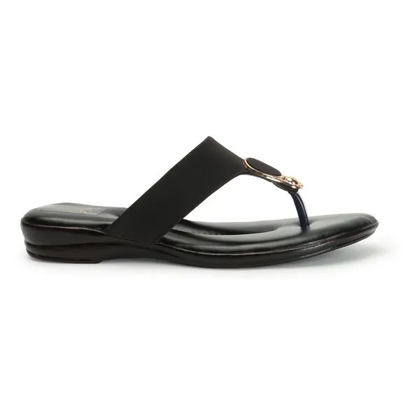 Casual_Buckle_Flat_Slippers_(Black)