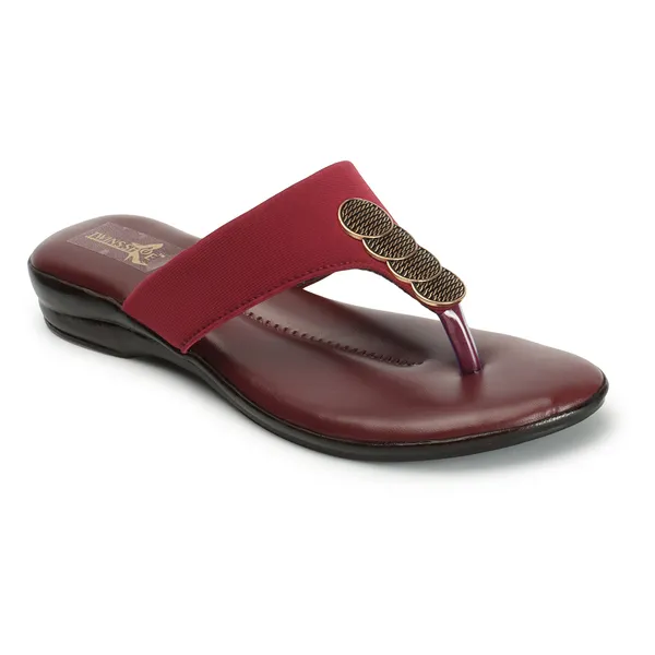 Casual_Buckle_Flat_Slippers_(Cherry)