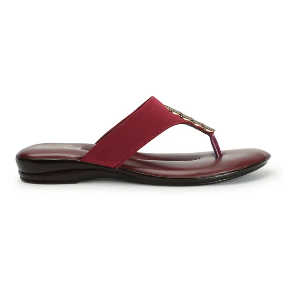 Casual_Buckle_Flat_Slippers_(Cherry)