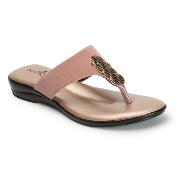 Casual_Buckle_Flat_Slippers_(Peach)