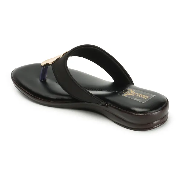 Casual_Buckle_Flat_Slippers_(Black)