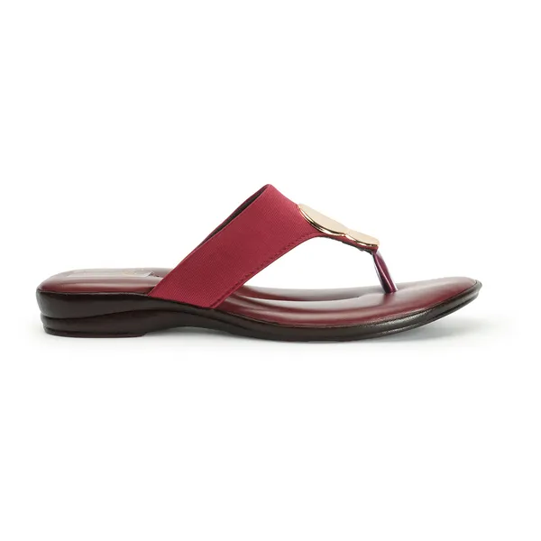 Casual_Buckle_Flat_Slippers_(Cherry)