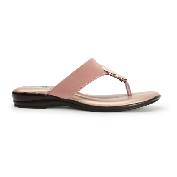 Casual_Buckle_Flat_Slippers_(Peach)