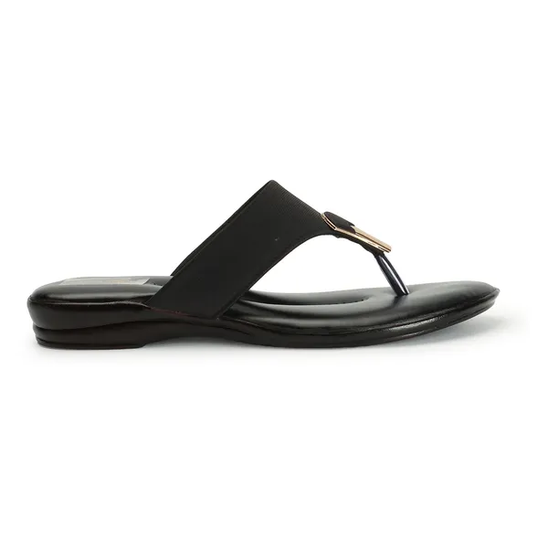 Casual_Buckle_Flat_Slippers_(Black)