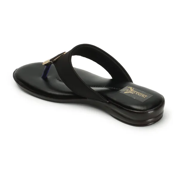 Casual_Buckle_Flat_Slippers_(Black)