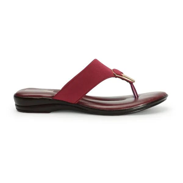 Casual_Buckle_Flat_Slippers_(Cherry)